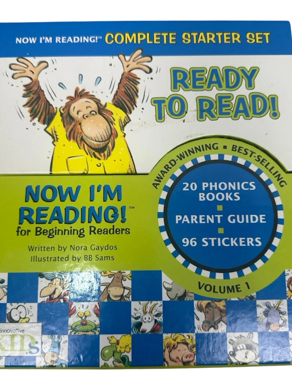 Innovative Kids Now I’m Reading Phonics Book Set of 20 Beginning Readers